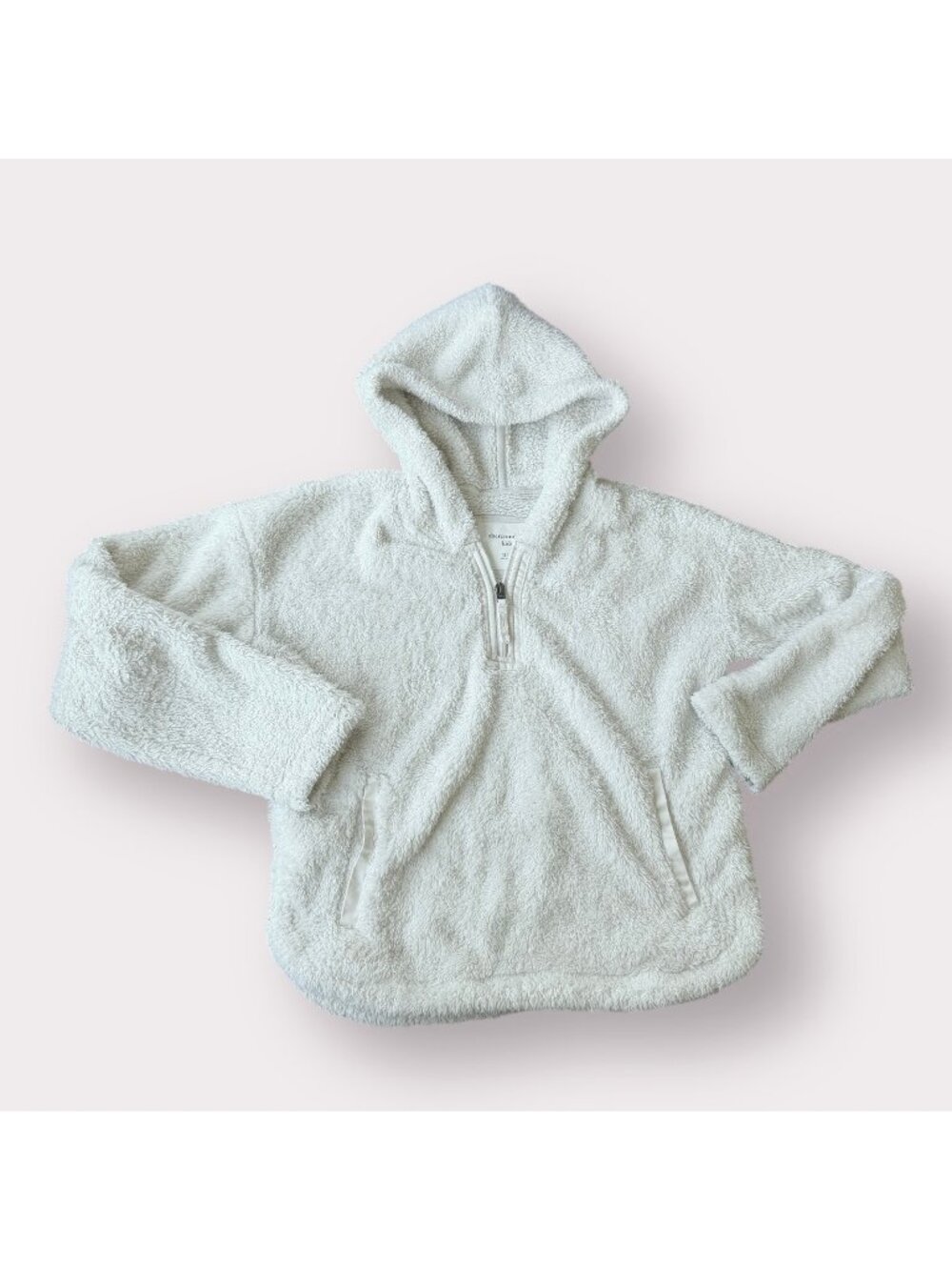 Abercrombie kids Fuzzy Sherpa Pullover Hoodie Sweatshirt